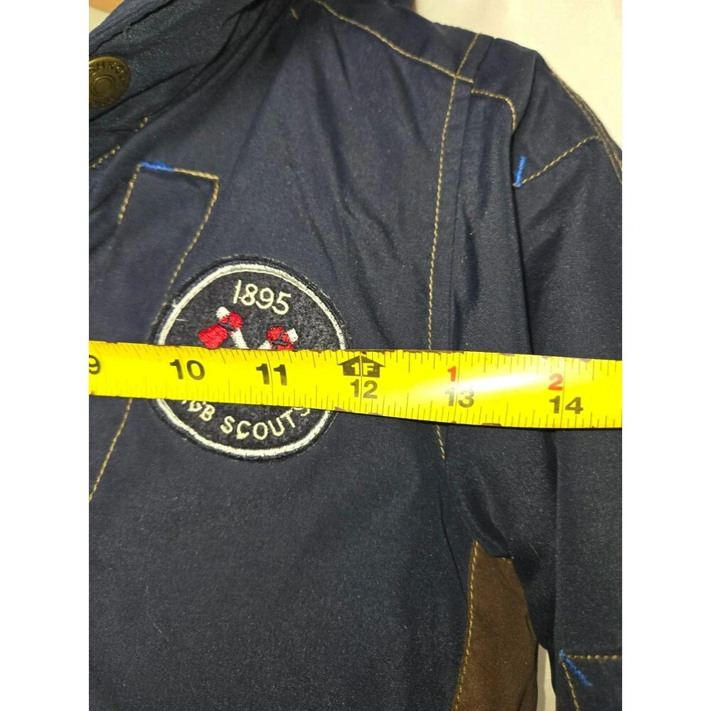 Vintage-Inspired OshKosh B'gosh Boys Winter Coat Navy Blue Fleece Lined - 6